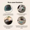 Symmetrisch - Patroon - Blauw Inductie beschermer vinyl 3mm middel 274 -zzzsfeer9_ITA