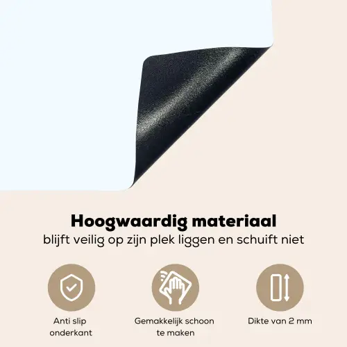You are art - Kleurrijk - Grafisch Inductie beschemer met haakjes klein -ky-onderkant-nl