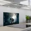 Olifant - Dieren - Licht - Bos - Natuur - Wilde dieren keuken achterwand spatscherm klein -3d_schuin