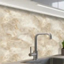 Lichtbeige - Onyx - Subtiel keuken achterwand 2 middel 865 -zzzz3d_schuin
