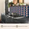 Patronen - Abstract - Bloemen keuken achterwand 2 middel 871 -usp_FR