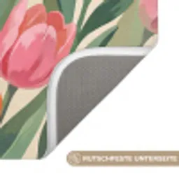 Tulpen - Abstract - Kleurrijk Badmat klein -USP_AntislipDE