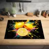 Citroen - Graffiti - Kleurrijk - Verf - Modern Inductie beschermer vinyl 3mm klein -sfeer5
