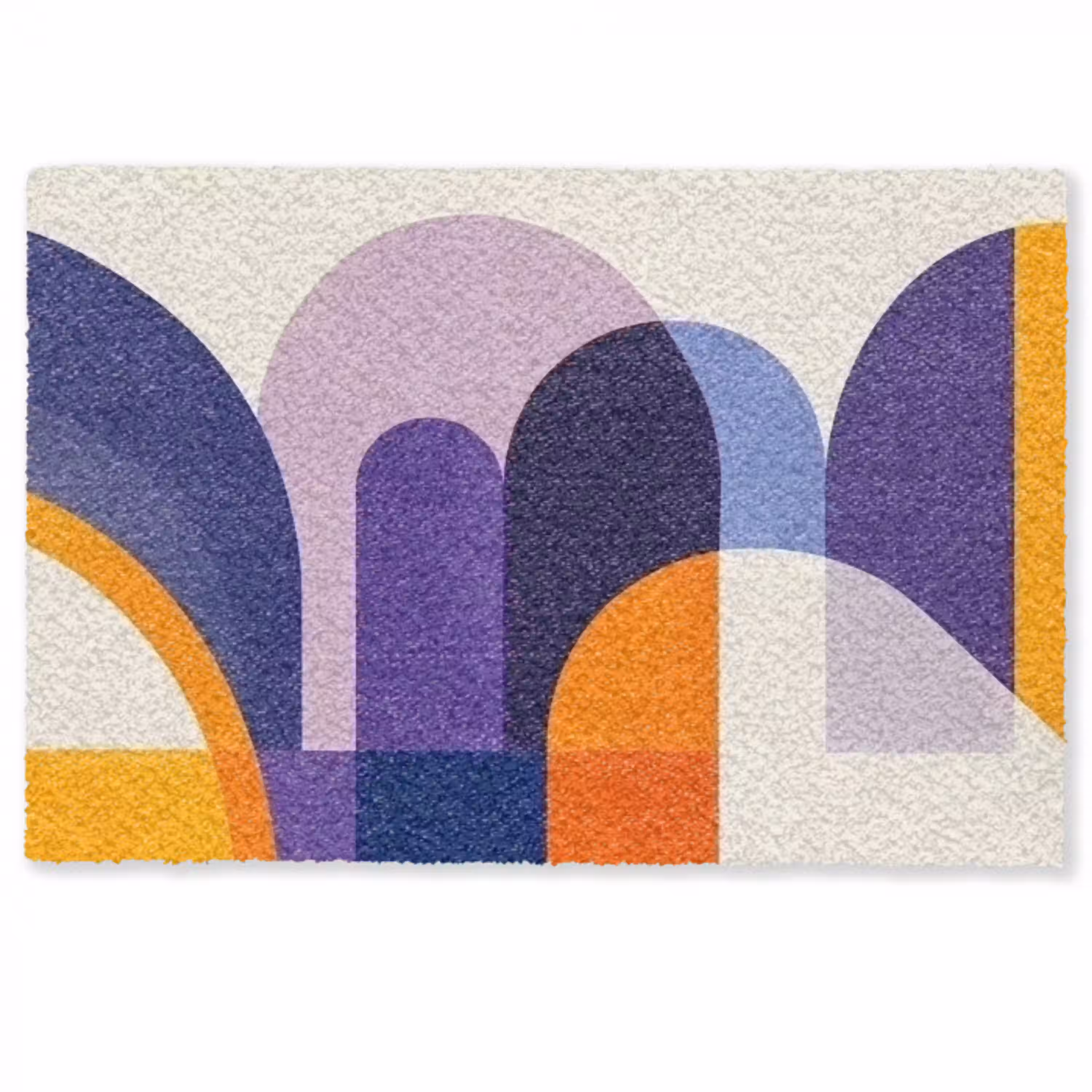 Vormen - Abstract - Grafisch - Oranje Deurmat klein -zkaufland3d