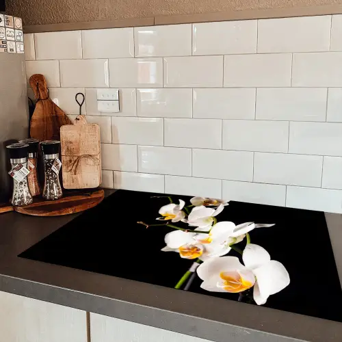 Hemelse Orchideeëntak Inductie beschermer vinyl 3mm klein -sfeer3