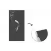 Koi - Vis - Wit - Zwart fotobehang vinyl groot -3d