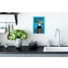 Vogel - Toekan - Blauw - Quotes Muursticker klein -keuken
