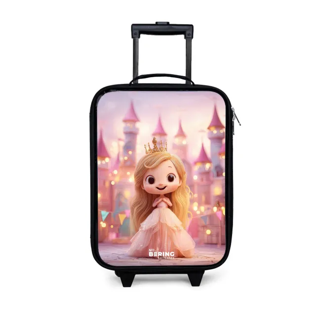 Kids’ Suitcase - Princess - Pink - Castle