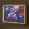 Flamingo's - Dieren - Ruimte - Galaxy Light Box met batterij (Wandlamp kind) middel -z3d_website