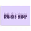 Mucho amor - Paars - Gelaagde letters poster papier klein -3d