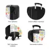 Italiaanse zomer print kleurrijk NBS - Handbagage koffer - Volwassenen Unisex middel zzzzzzzbolletjes_NL