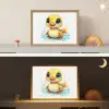 Eendje - Badeend - Geel Light Box met batterij (Wandlamp kind) middel -sfeer3_kind