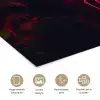 Flamingo - Roze - Neon - Licht poster papier klein -closeup_NL