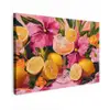 Drink - Bloemen - Yellow canvas 2cm klein -z3d