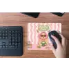 Matcha - Hond - Roze - Groen muismat rubber klein -toetsenbord