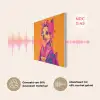 Kimono - Hondje - Bloemenkroon - Oranje PET vilt klein -USP_NL