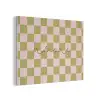 Patroon - Geblokt - Olijfgroen - Amore PET vilt klein -3d