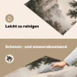 Zee - Villa - Beige Inductie beschemer met haakjes klein -ky-schoon-de