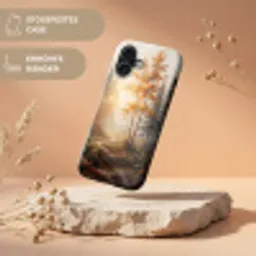 Bospad - Herfstbladeren - Natuur - Schilderachtig - Oranje Toughcase MagSafe Apple iPhone 17 klein -USP_RandenV_DE