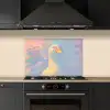 Eend - Zonnebril - Water keuken achterwand spatscherm klein -sfeer1