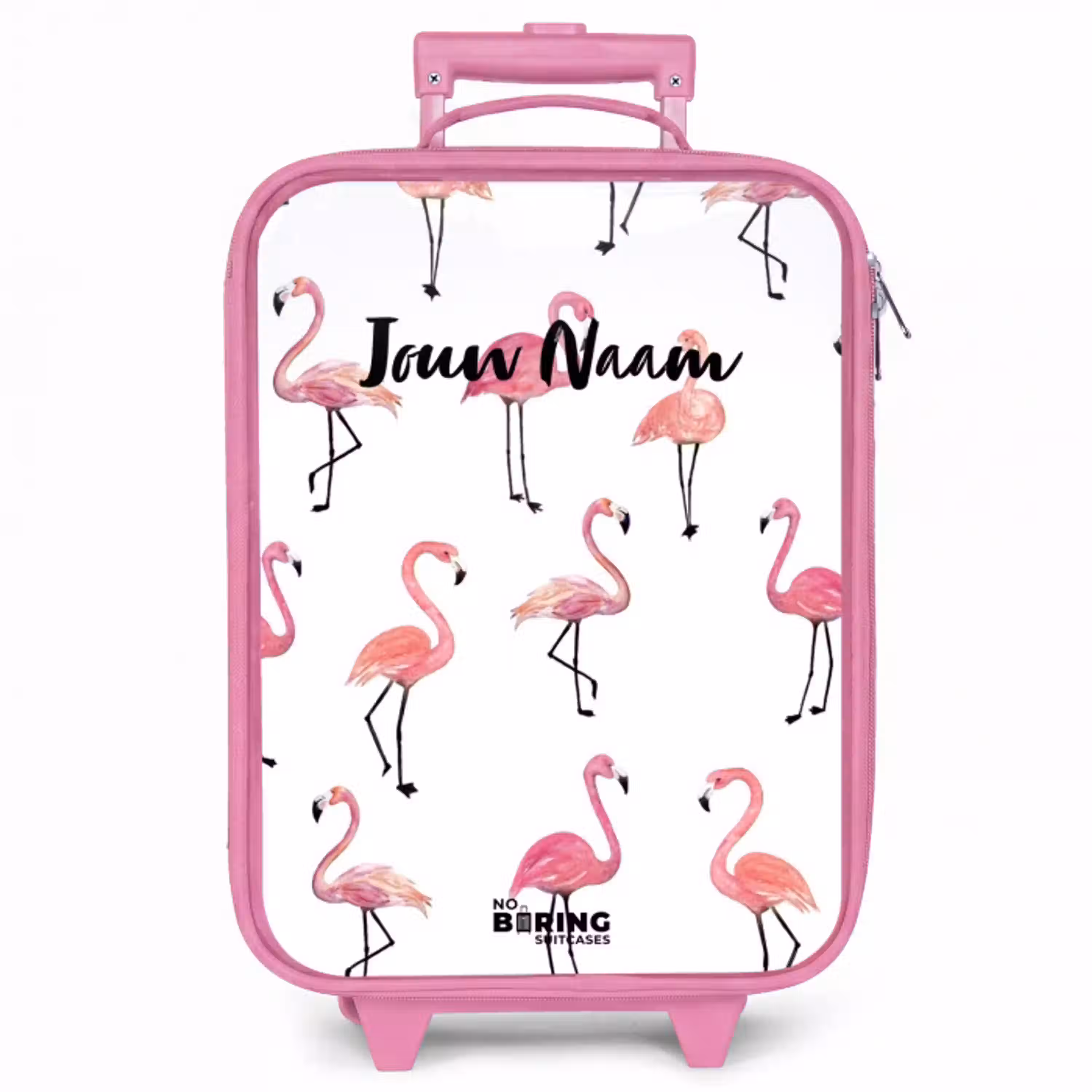 Flamingo feestje Kinderkoffer - Roze klein -zzz_website3d