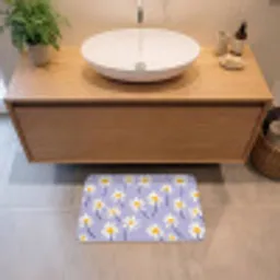 Modern - Madelief - Paars Badmat klein 997 -sfeer1