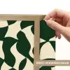 Groen - Organische vlakken - Crème Light Box met batterij (Wandlamp) middel 907 -USP_websiteprintNL