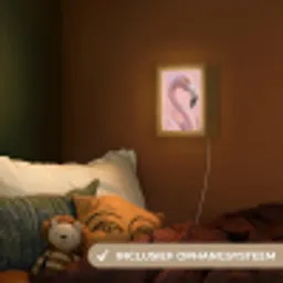 Flamingo - Portret - Roze Light Box met kabel (Kinderlampje) klein -sfeer5_kind