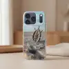 Scheepsstuur - Hout - Bruin - Zand Telefoonhoesje iPhone 17 Pro klein -sfeer2