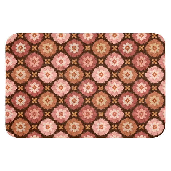WC Mat - Geometrisch - Bloemen - Kleurrijk