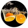 Citrus Splash KitchenYeah - Keuken - Wandcirkel Forex klein -3d