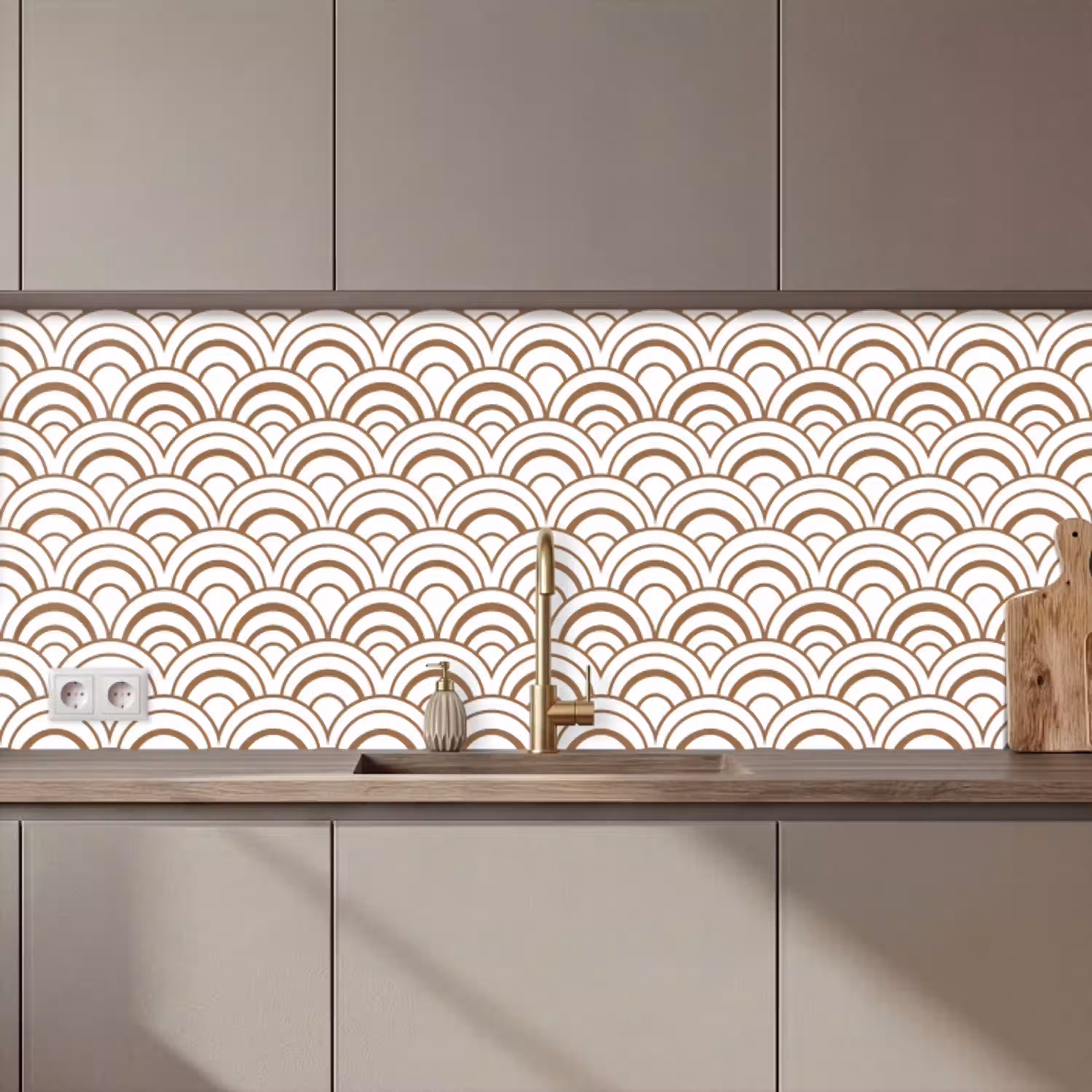 Klassiek - Motief - Terracotta keuken achterwand 2 middel 871 zz_3dshopping