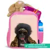 Aap met Loly Kinderrugzak - Roze middel -inhoud_NL