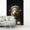 Schaap - Wol - Kok fotobehang vinyl groot -woonkamer