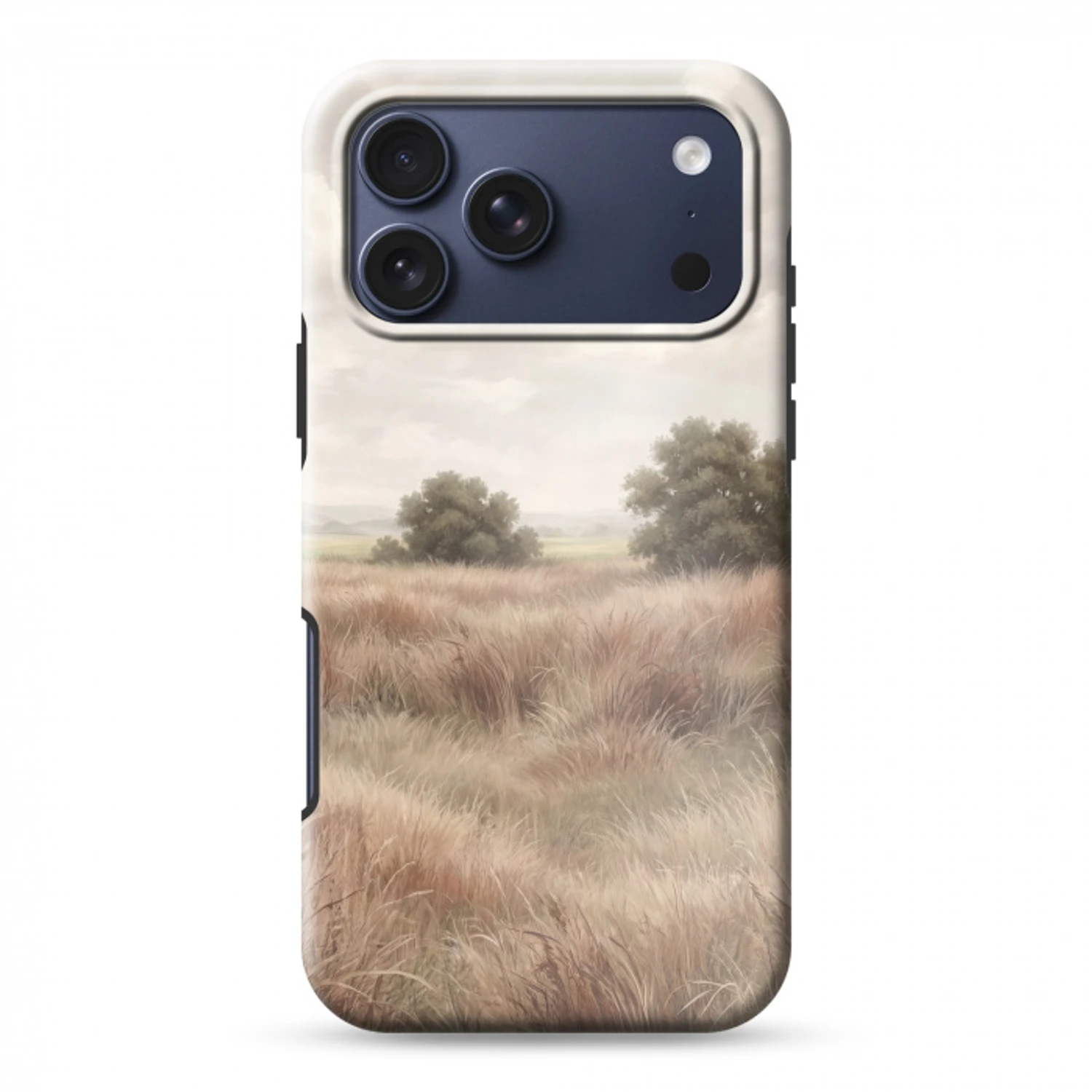 Landschap - Minimalistisch - Beige Toughcase MagSafe Apple iPhone 17 Pro Max klein -3d