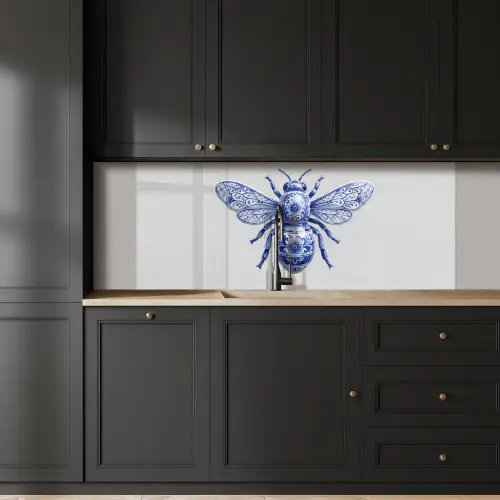 Bij - Modern - Delfts - Blauw keuken achterwand 2 middel -sfeer1