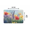 Weide - Bloemen - Kleurrijk Placemat vinyl groot -specs