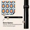 Traditioneel - Tegel - Oranje Inductie beschermer vinyl 3mm middel 274 -zzzzzzz-induclip_DE