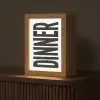 Zwart - Decoratie - Vintage - Eten Light Box met kabel (Tafellamp) klein -z3d_website