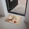 Kerst - Hert - Gewei - Kerstbal - Rendier Deurmat klein -sfeer5