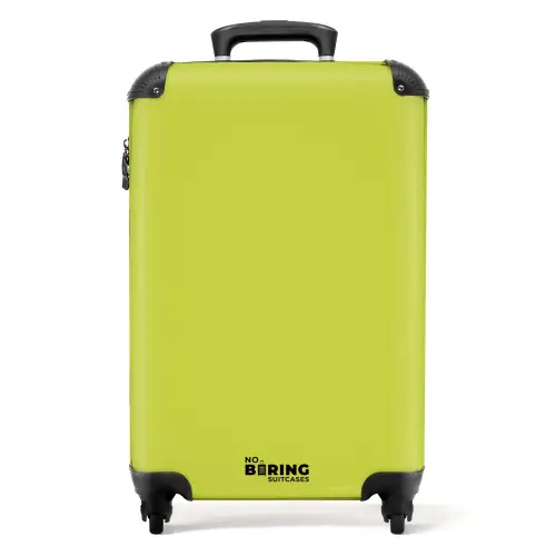 Fris limoengroene tint NBS - Handbagage koffer - Kinderen Unisex middel -productfoto_recht