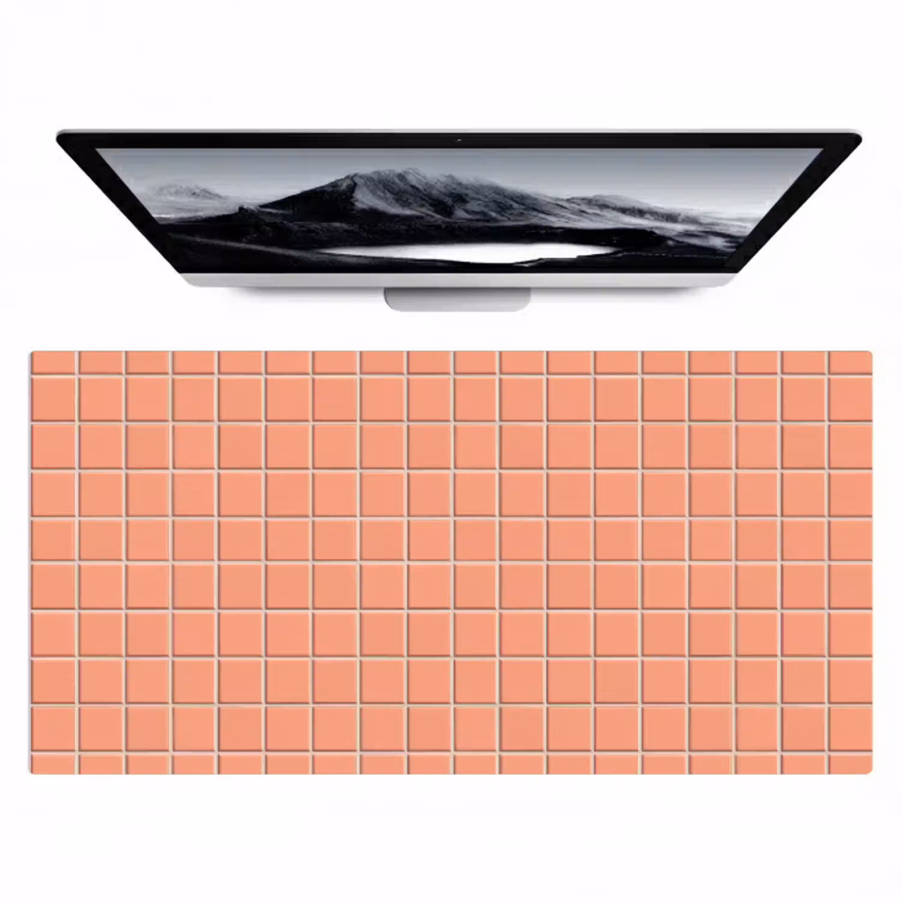 Patroon - Tegels - Perzik Muismat XXL klein 681 -zzz3d