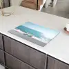 Zee - Koffiekopjes - Zomers Inductie beschermer vinyl 3mm klein -sfeer8