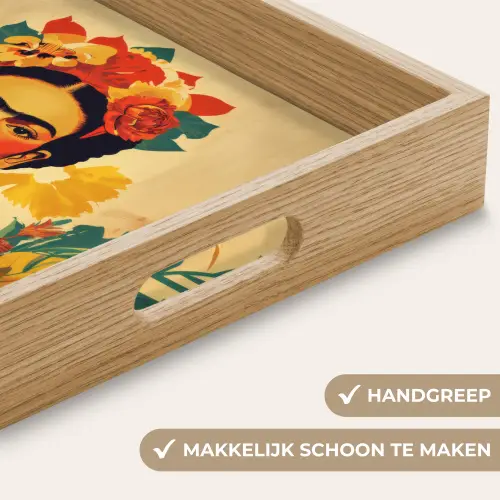 Vrouwelijk - Bloemen - Sieraden Dienblad Rechthoek middel -USP_HandgreepNL