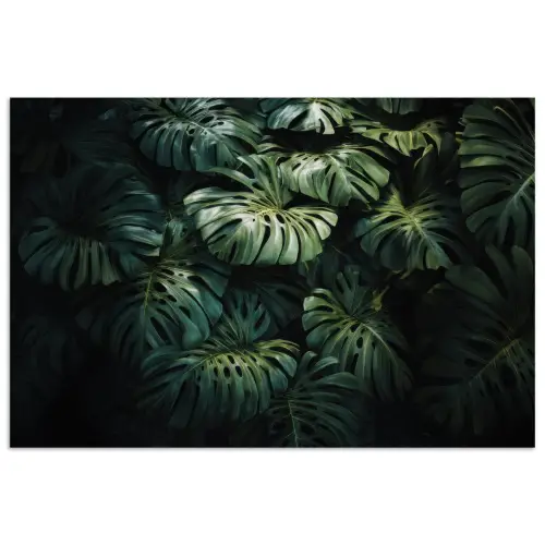 Plant - Monstera - Lichtinval poster papier klein -3d