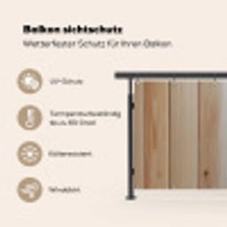 Hout - Planken - Licht Balkonbeschermer Duitsland klein -specs