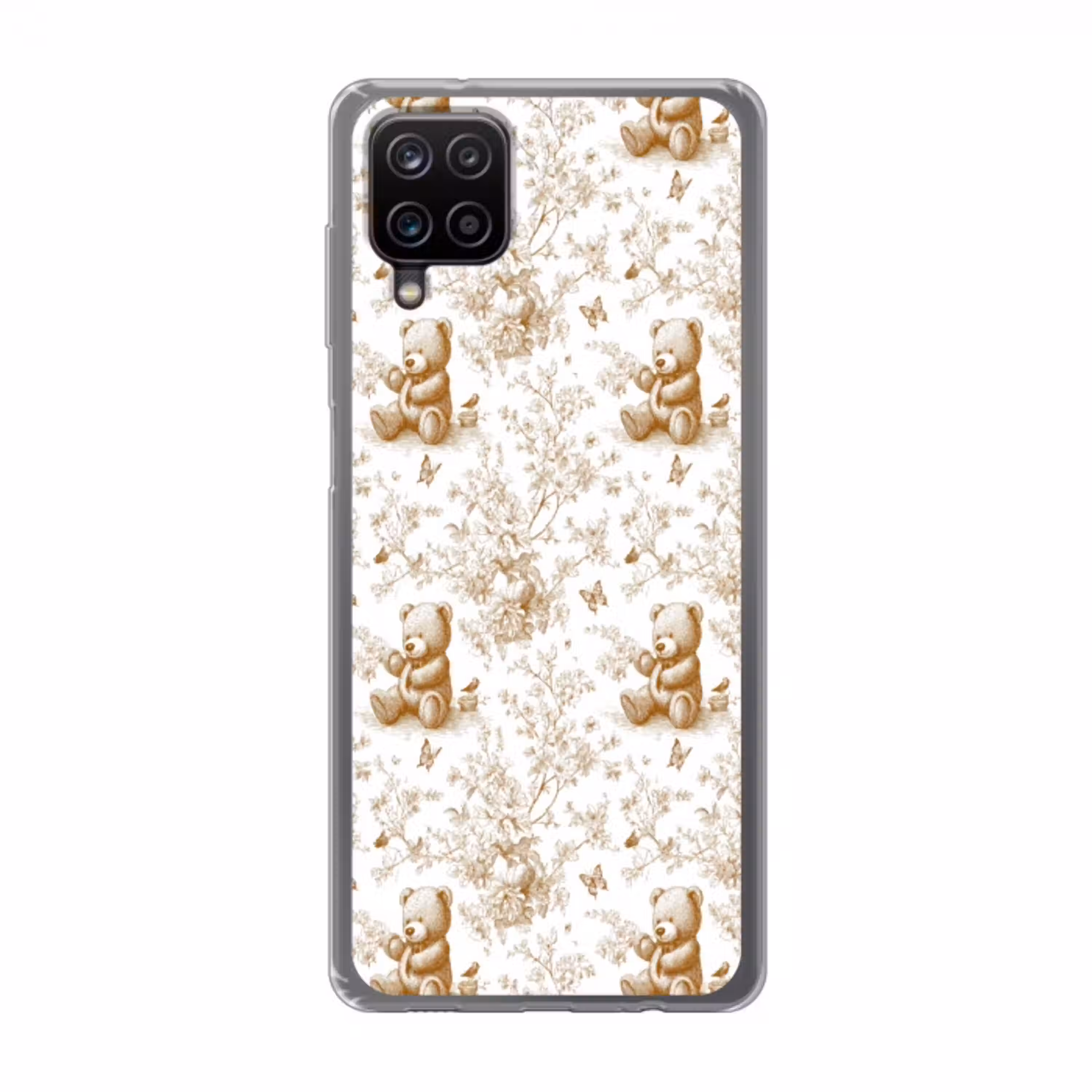 Beer - Tijdloos - Bruin Telefoonhoesje Samsung Galaxy A12 klein 372 -3d