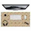 Elegant - Antiek - Kleurrijk Muismat XXL klein 681 -3d