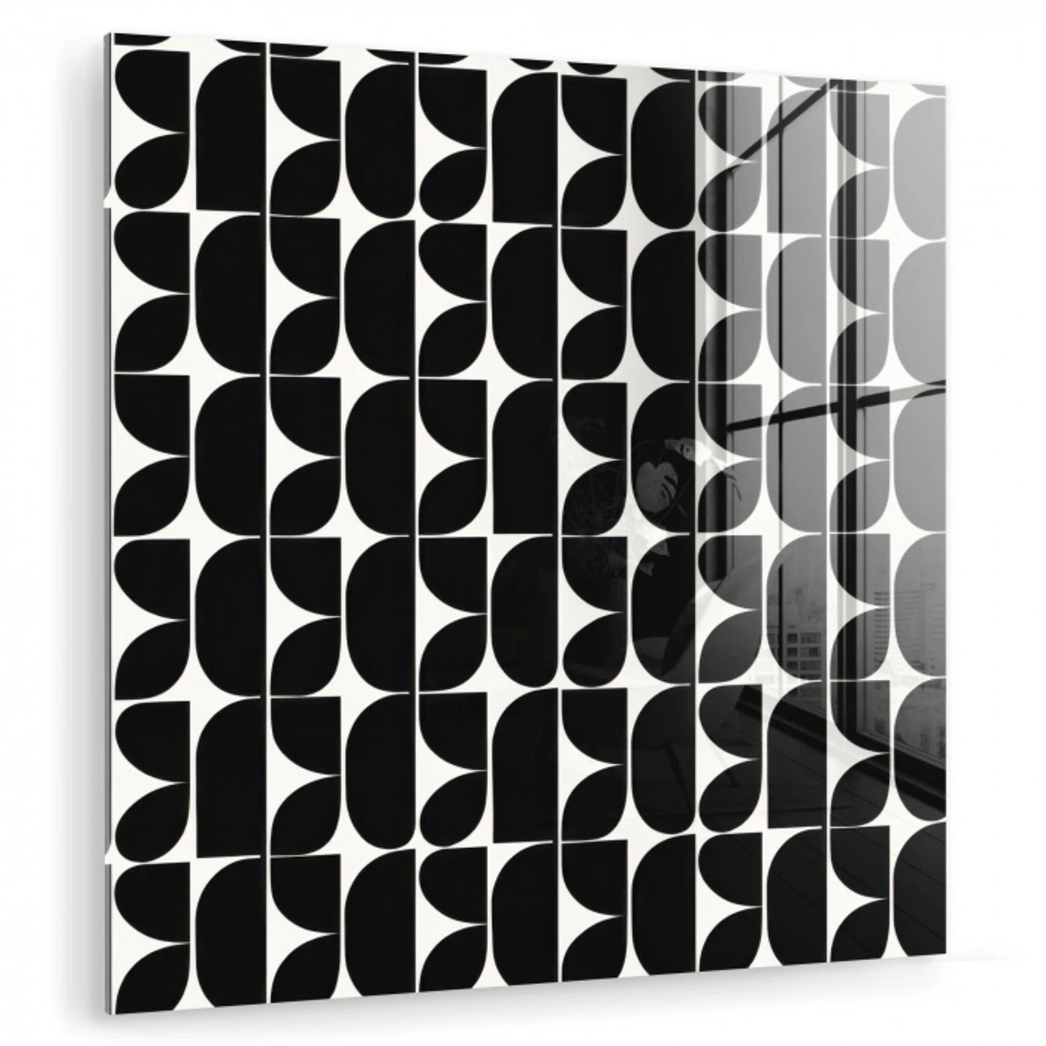 Modern - Geometrisch - Zwart plexiglas 5mm klein 11 -zzzproduct_nieuw