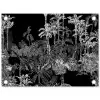Palm - Jungle - Tropical tuinposter los doek klein -3d